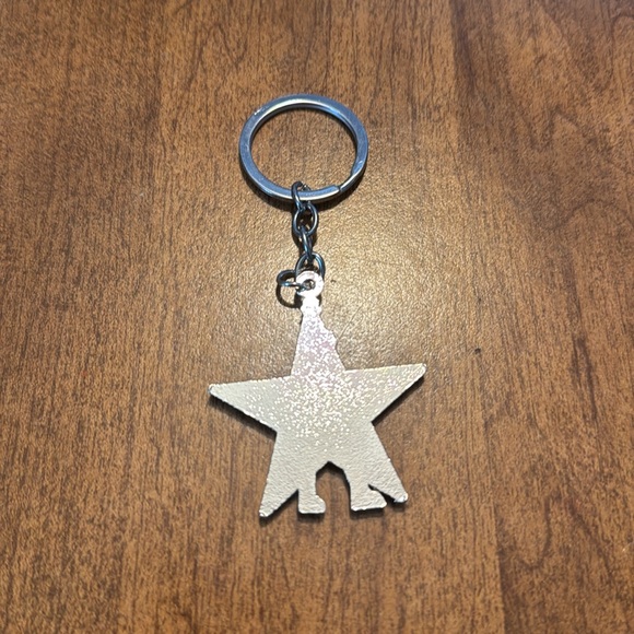 Hamilton Yellow Star Keychain with Silhouette - Picture 2 of 4